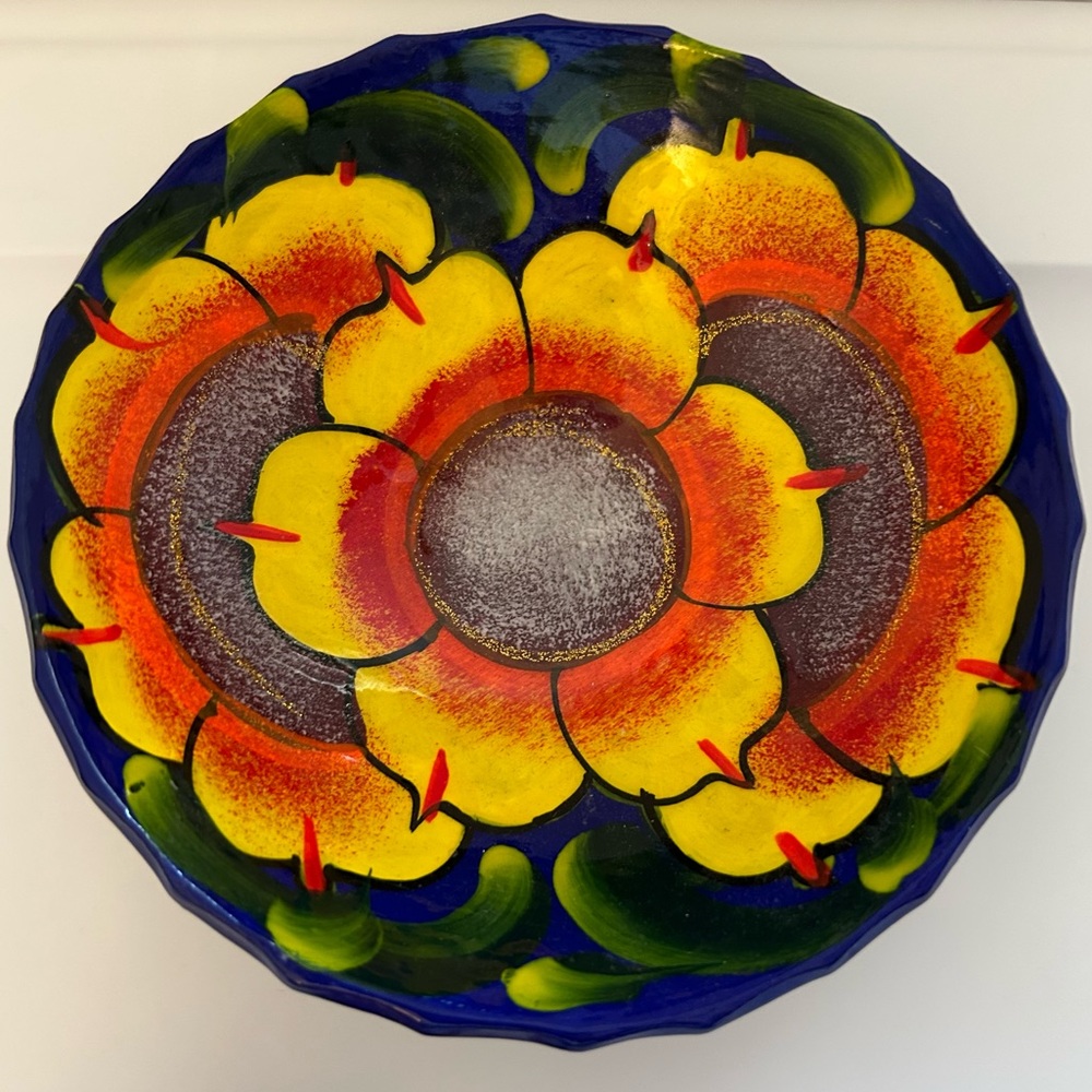 🤠FINAL PRICE Hand Painted Ceramic Bowl